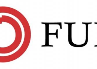 Logotyp med två röda cirklar i varandra